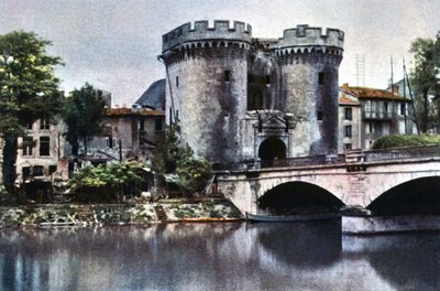 The City Gate Porte de France, Verdun, September 1916 by Jules Gervais Courtellemont